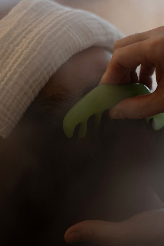 Spa japonais pour la tête et le visage (spa pour cheveux mouillés)